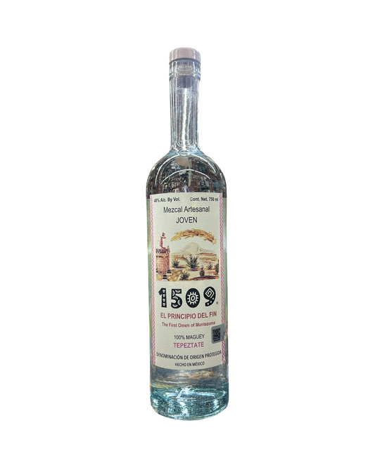 1509 El Principio Del Fin Tepeztate Mezcal Artesanal Joven Mezcal 750ml