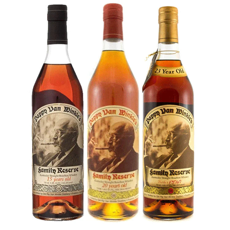 Pappy Van Winkle 15, 20 & 23 Year Bundle Pack
