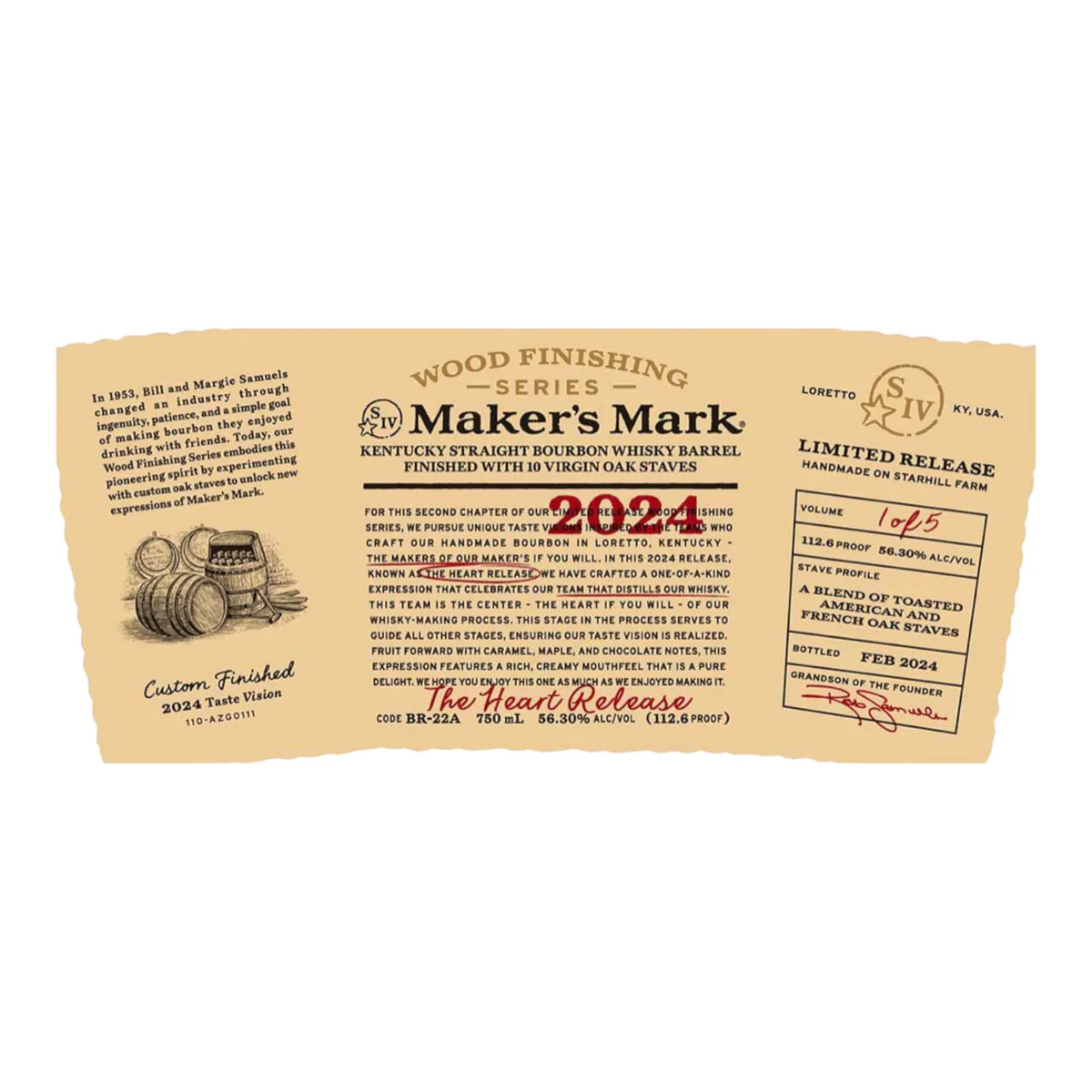 Maker’s Mark Wood Finishing Series 2024: The Heart Release (Coming Soon)