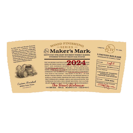 Maker’s Mark Wood Finishing Series 2024: The Heart Release (Coming Soon)