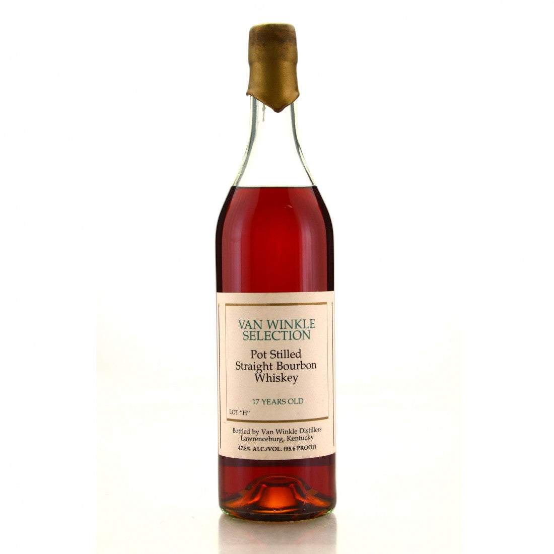 Old Rip Van Winkle Selection Lot H 17 Year Old Pot Stilled Straight Bourbon Whiskey 750ml