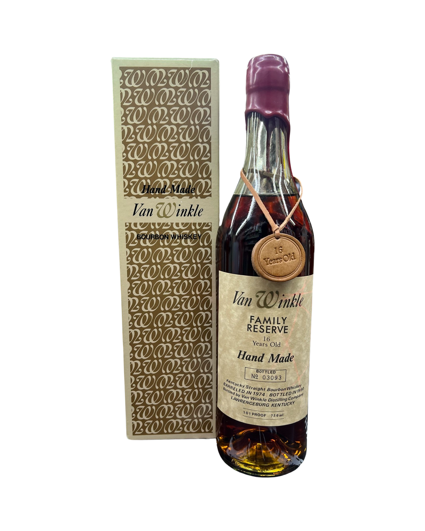 Old Rip Van Winkle Handmade Family Reserve 16 Year Old Kentucky Straight Bourbon Whiskey 750ml