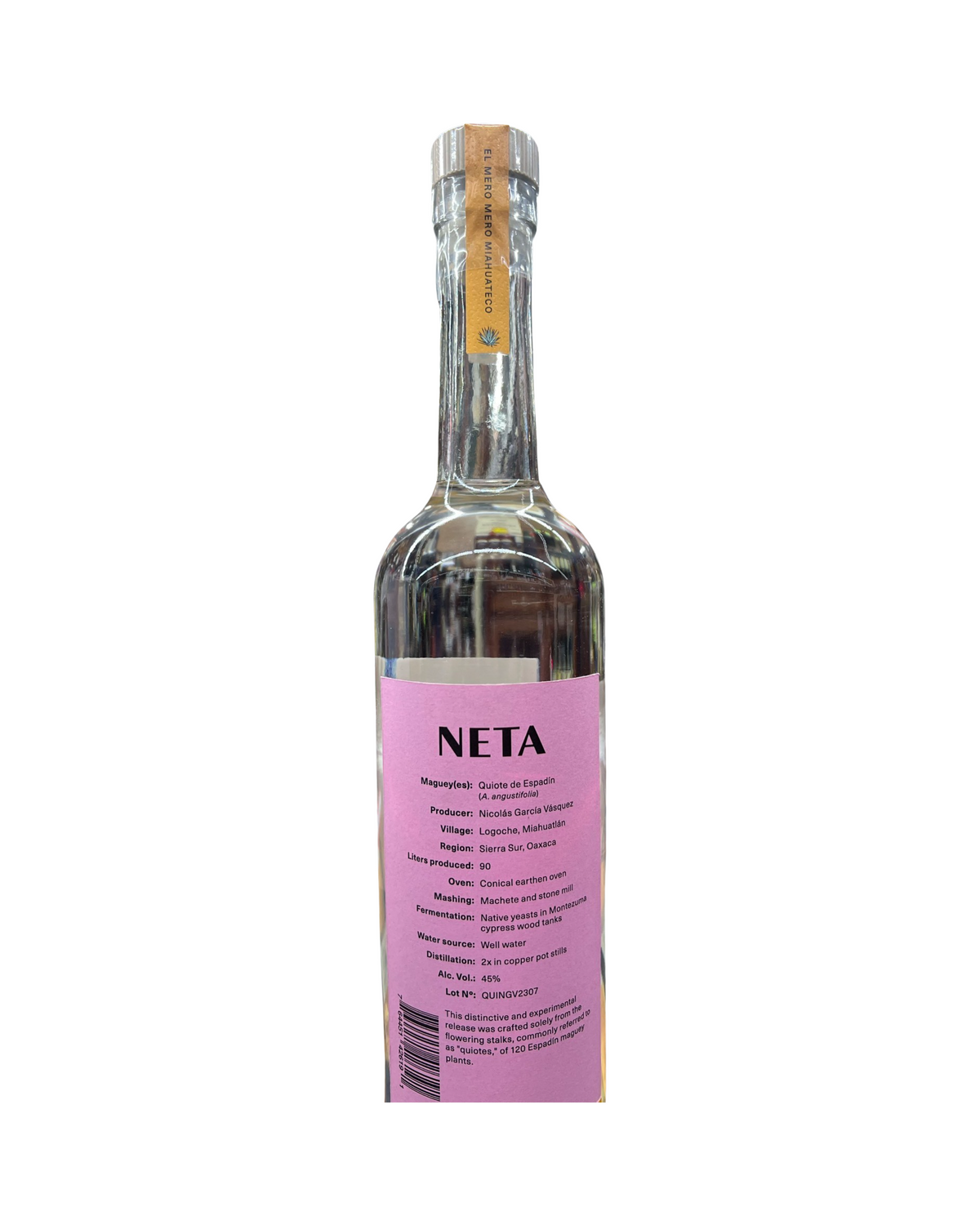 Neta Quiote De Espadin El Cerrito Liquor Exclusive Batch Agave Spirits