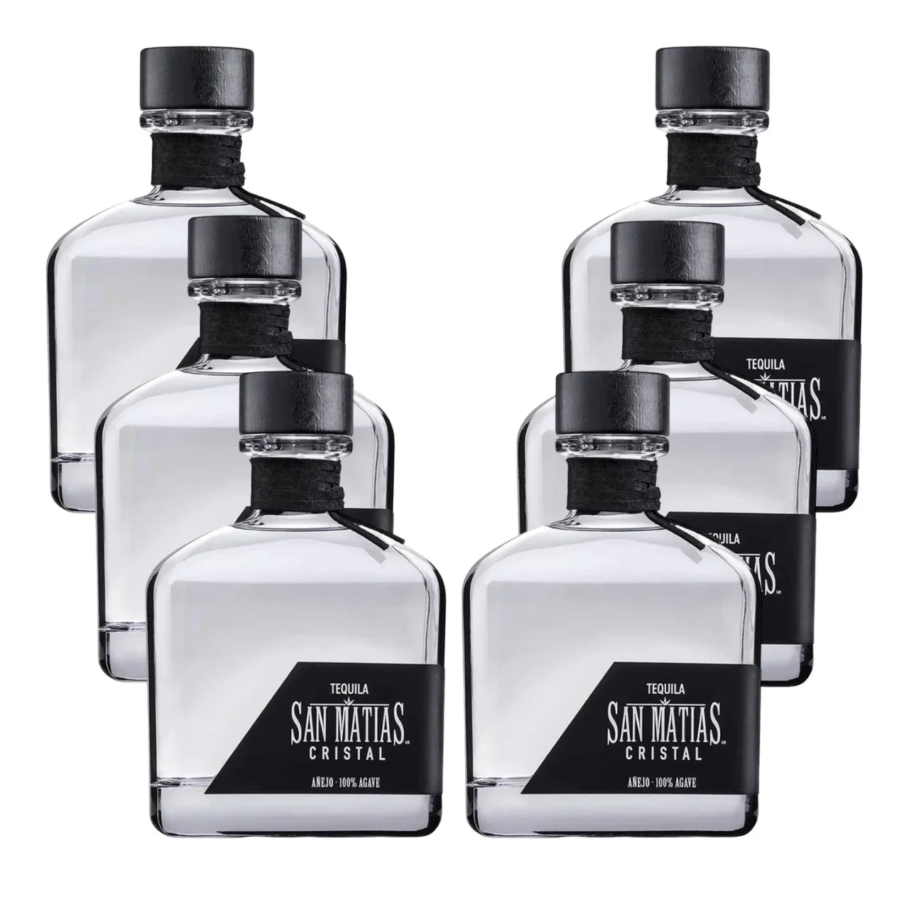 Casa San Matias Cristal Anejo Tequila Bottle 6-Pack