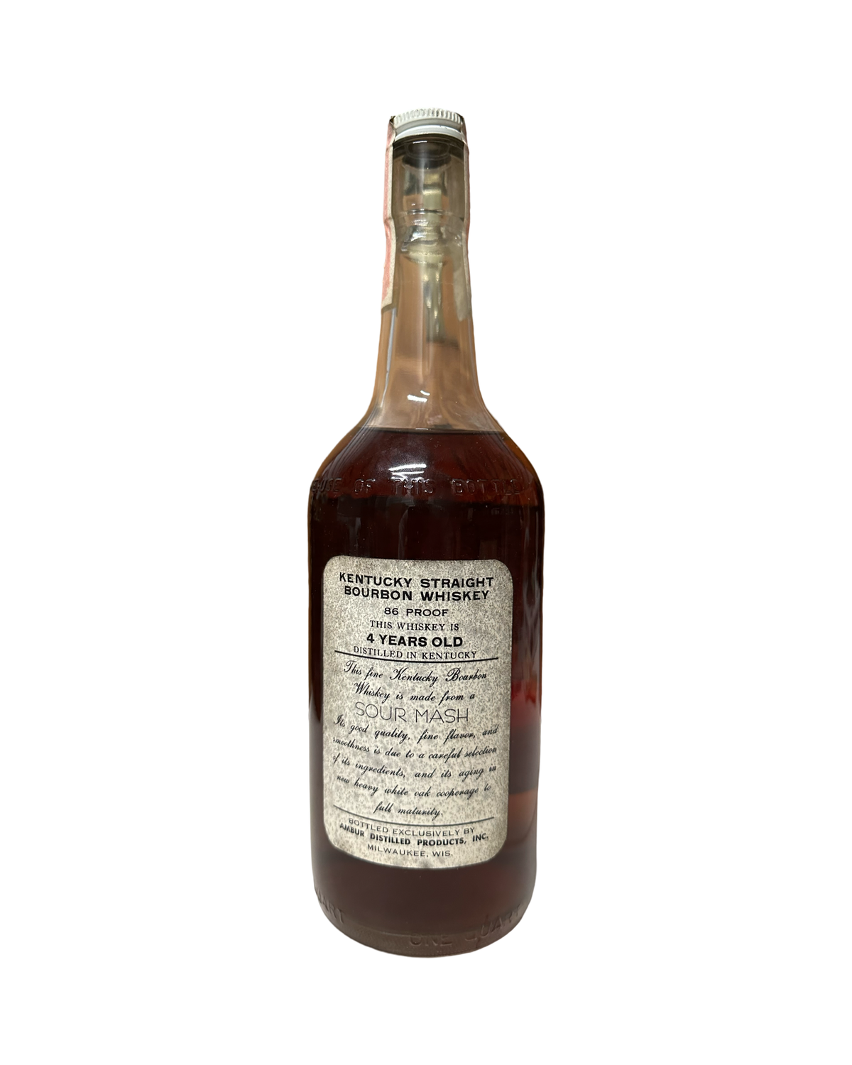1965 Schmidt Kentucky Straight Bourbon Whiskey 1Lt