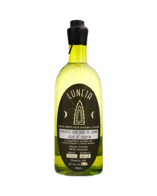 Luneta Espadin Destilado con Flor de Jazmin and Hoja de Cedron Agave Spirits 750ml
