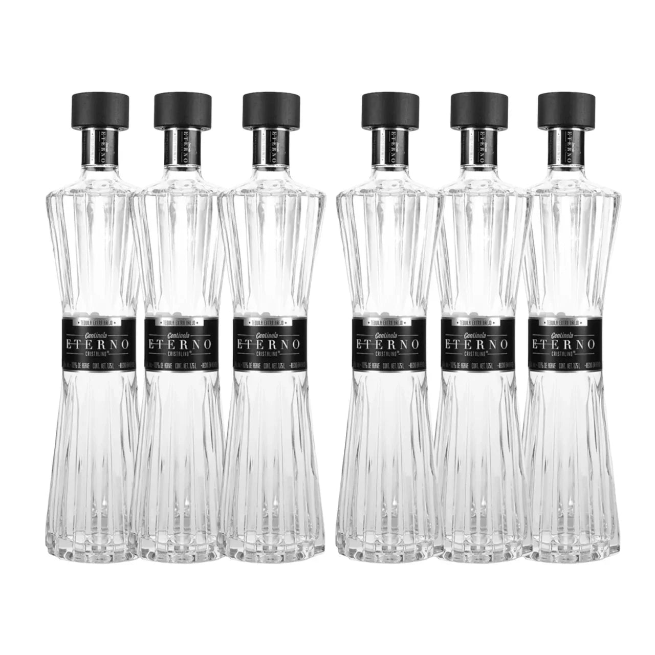 Centinela Eterno Cristalino Extra Anejo Tequila 750ml Bottle 6-Pack