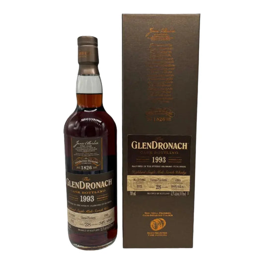 1993 GlenDronach 28 Year Old Cask 4195 Oloroso Sherry Puncheon Cask Strength Single Malt Scotch Whisky 700ml