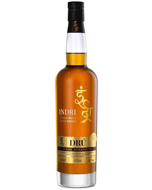 Indri Dru Cask Strength Single Malt Indian Whisky