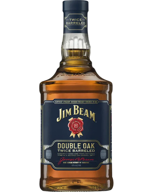 Jim Beam Double Oak Twice Barreled Straight Bourbon Whiskey 750ml