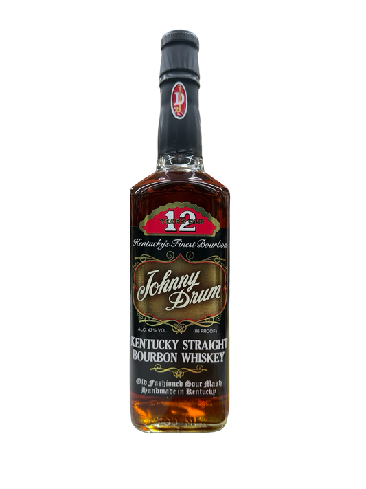 Johnny Drum 12 Year Kentucky Straight Bourbon Whiskey 700ml