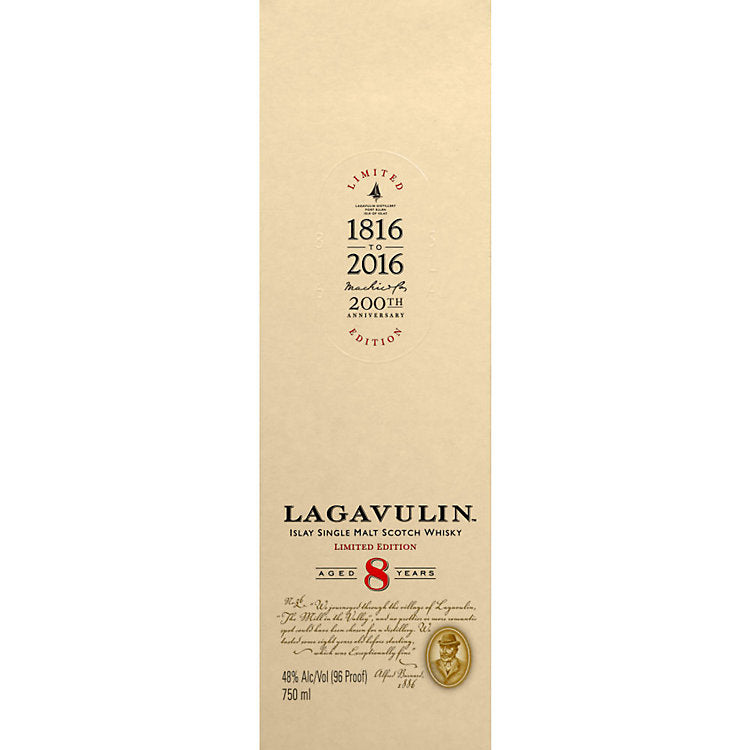 Lagavulin 200 Year Anniversary Limited Edition 8 Year Old Single Malt Scotch Whisky