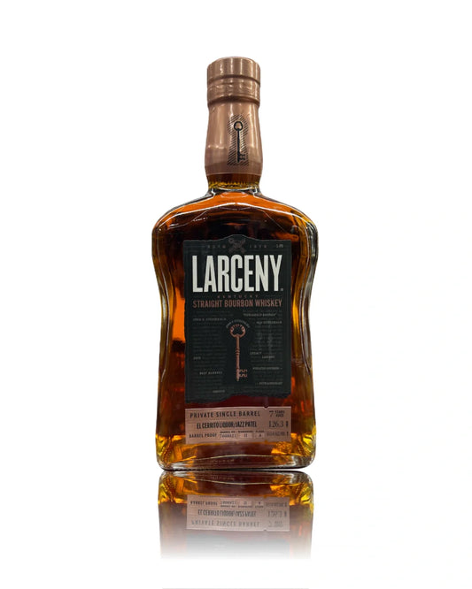 Larceny Private Single Barrel Cask Strength El Cerrito Liquor Store Pick Kentucky Straight Bourbon Whiskey