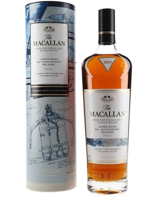 Macallan James Bond 60th Anniversary Decade I Single Malt Scotch Whisky 750ml