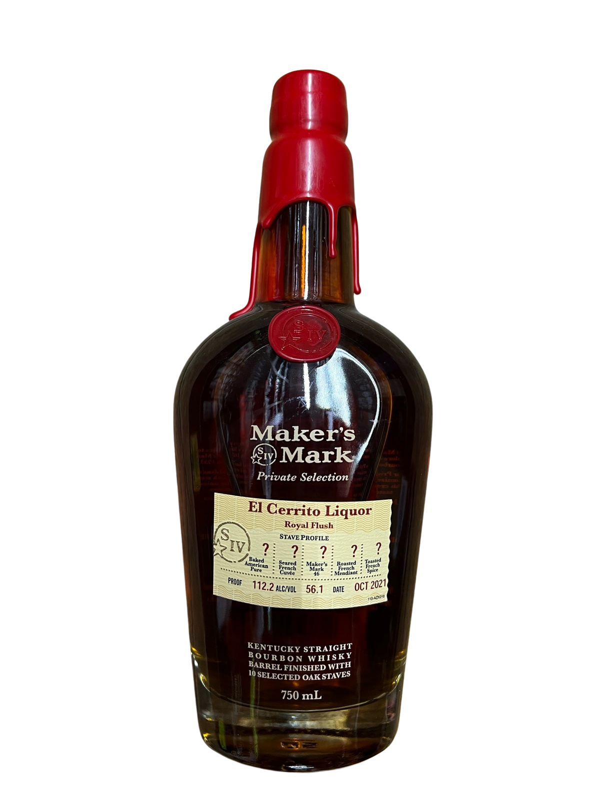 Maker's Mark Private Selection  El Cerrito Liquor Store Pick Kentucky Straight Bourbon Whisky 750ml