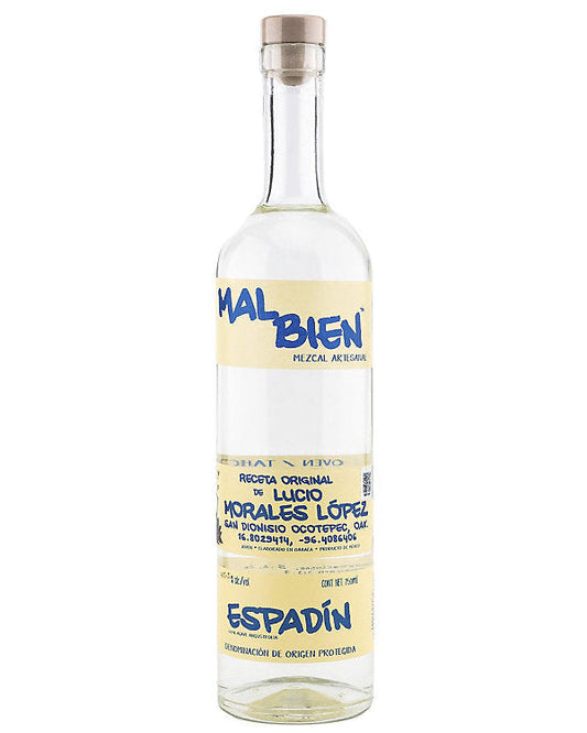 Mal Bien Artesanal Lucio Morales Lopez Espadin Mezcal 750ml
