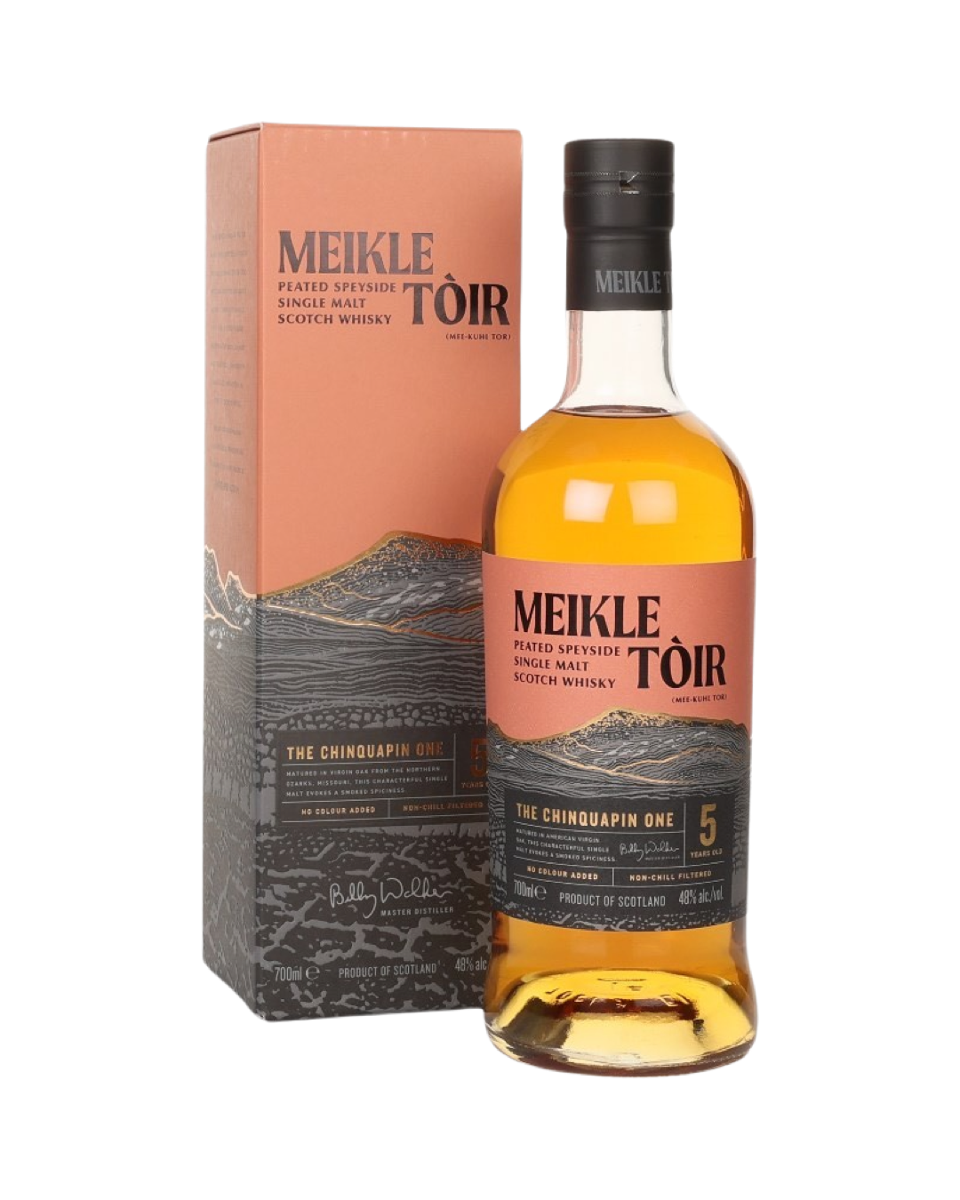 Meikle Toir The Chinquapin One 5 Year Old Peated Single Malt Scotch Whisky 700ml