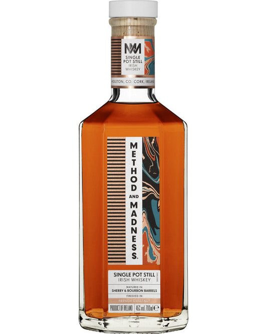 Method & Madness Single Pot Still finished in French Chestnut Casks Irish Whiskey 700ml