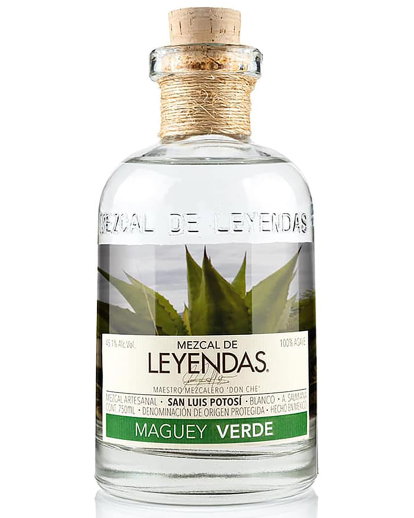 Mezcal de Leyendas Maguey Verde Mezcal Artesanal Blanco 750ml