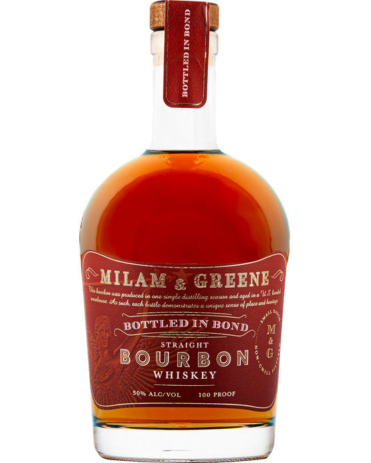 Milam & Greene Bottled in Bond 4 Year Old Straight Bourbon Whiskey 750ml
