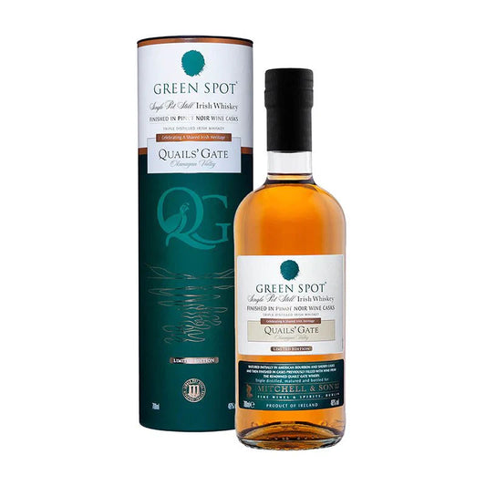 Mitchell & Son Green Spot Quail's Gate Pinot Noir Cask Finish Single Pot Still Irish Whiskey