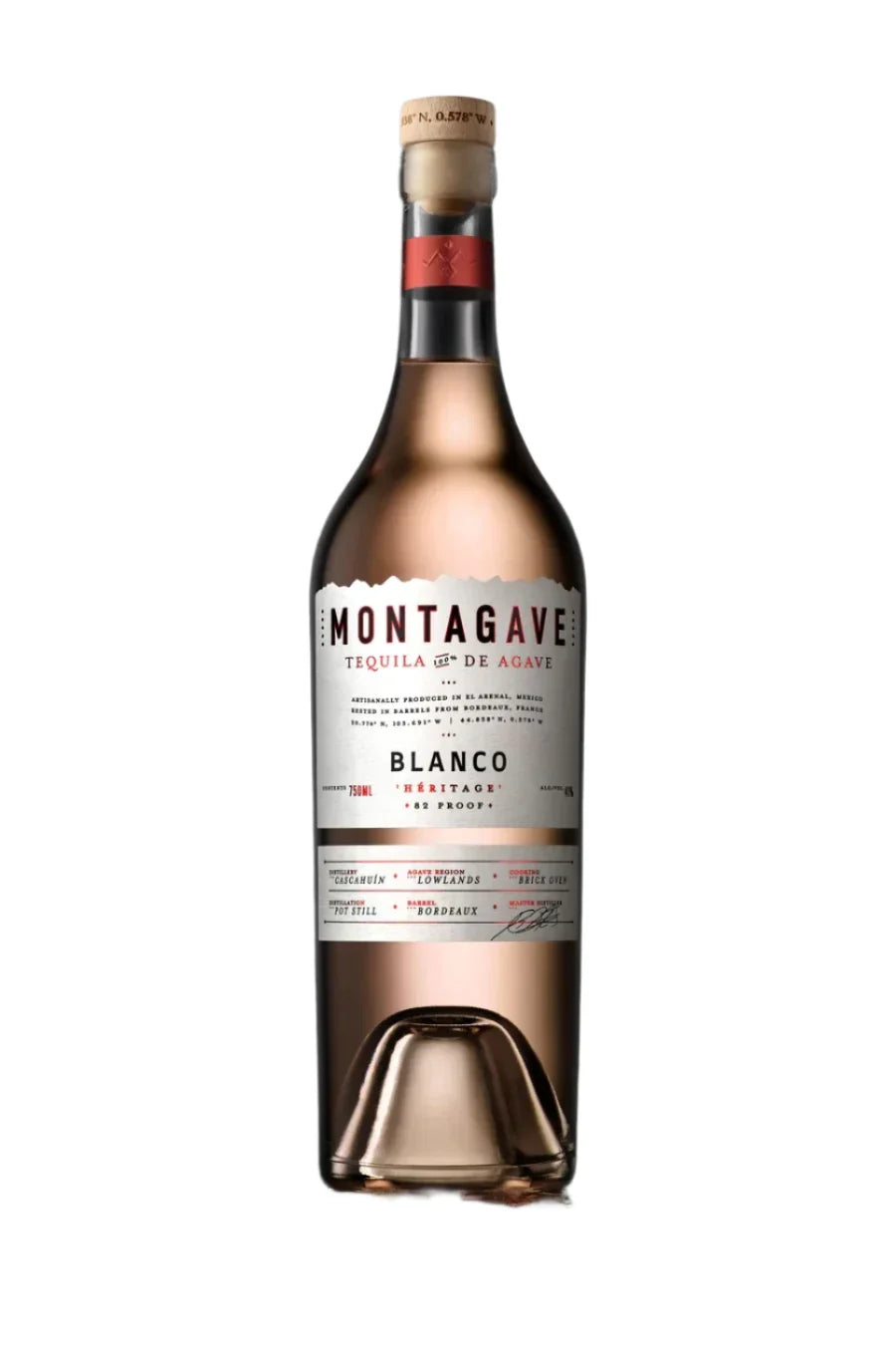 Montagave Heritage Batch Blanco Tequila 750ml