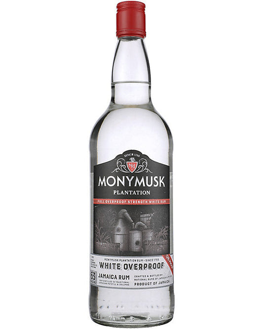 Monymusk Plantation Overproof White Rum 1Lt