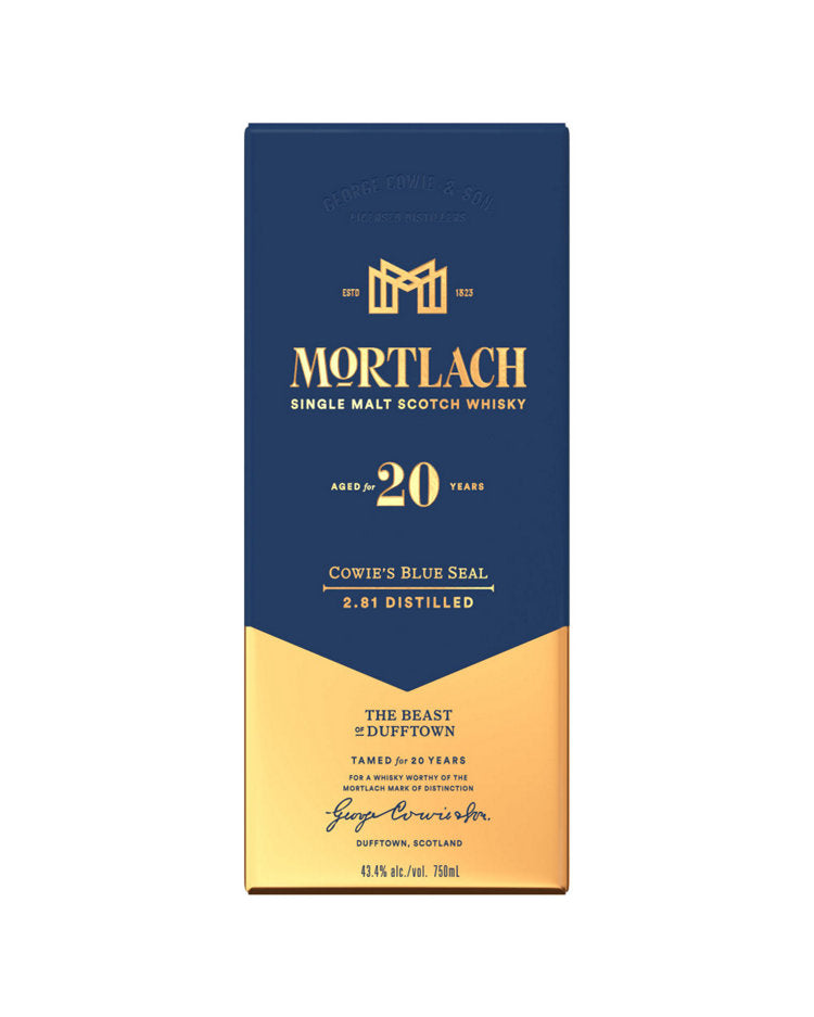 Mortlach Cowie's Blue Seal 20 Year Old Single Malt Scotch Whisky 750ml