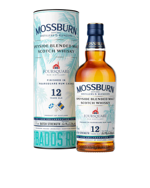 Mossburn Foursquare Rum Cask 12 Year Old Blended Malt Scotch Whisky