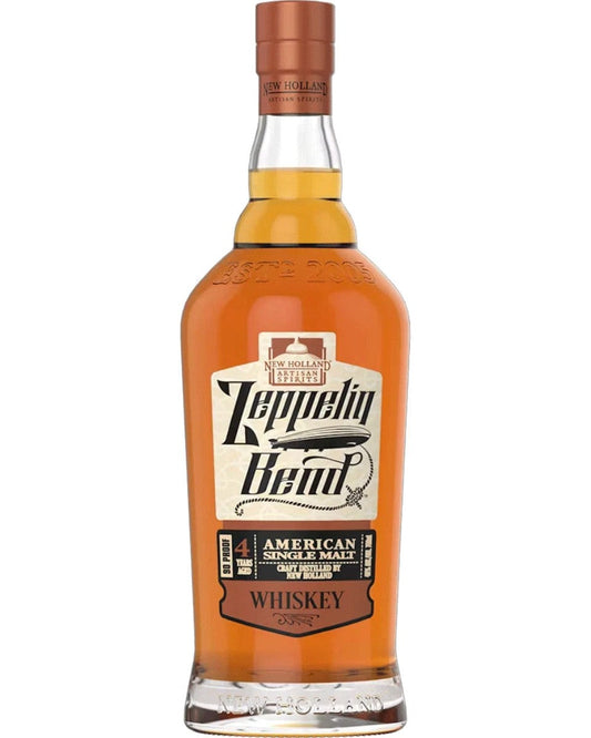 New Holland Artisan Spirits 4 Year Old Zeppelin Bend Reserve American Single Malt Whiskey 750ml