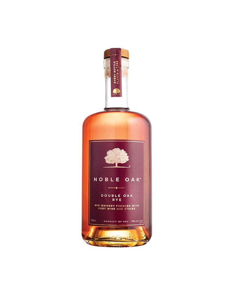 Noble Oak Double Oak Rye Whiskey 750ml