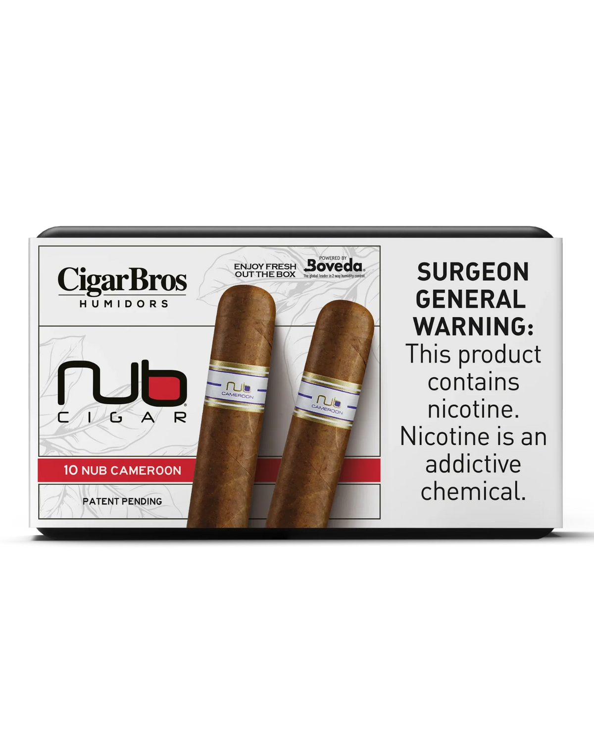 Nub Cameroon Cigar With Personal Humidor by CigarBros (Box of 10)