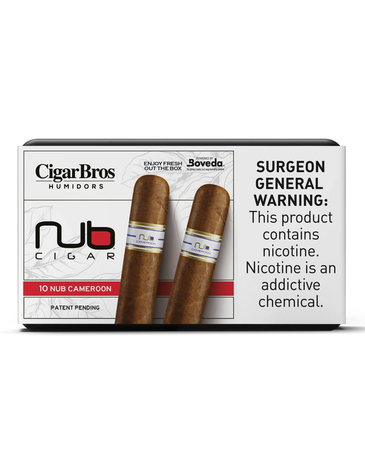 Nub Cameroon Cigar With Personal Humidor by CigarBros (Box of 10)