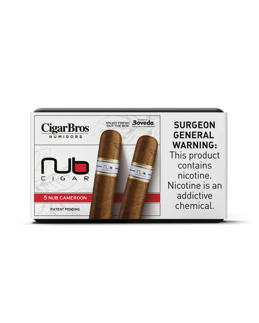 Nub Cameroon Cigar With Personal Humidor by CigarBros (Box of 5)