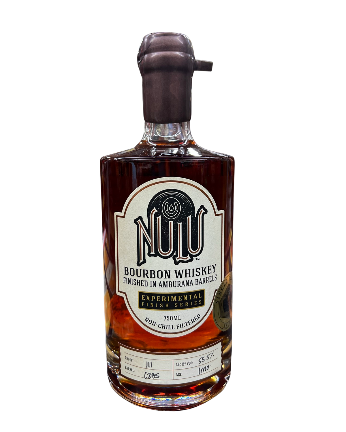 Nulu Experimental Series Amburana Finish El Cerrito Liquor Store Pick Bourbon Whiskey 750ml