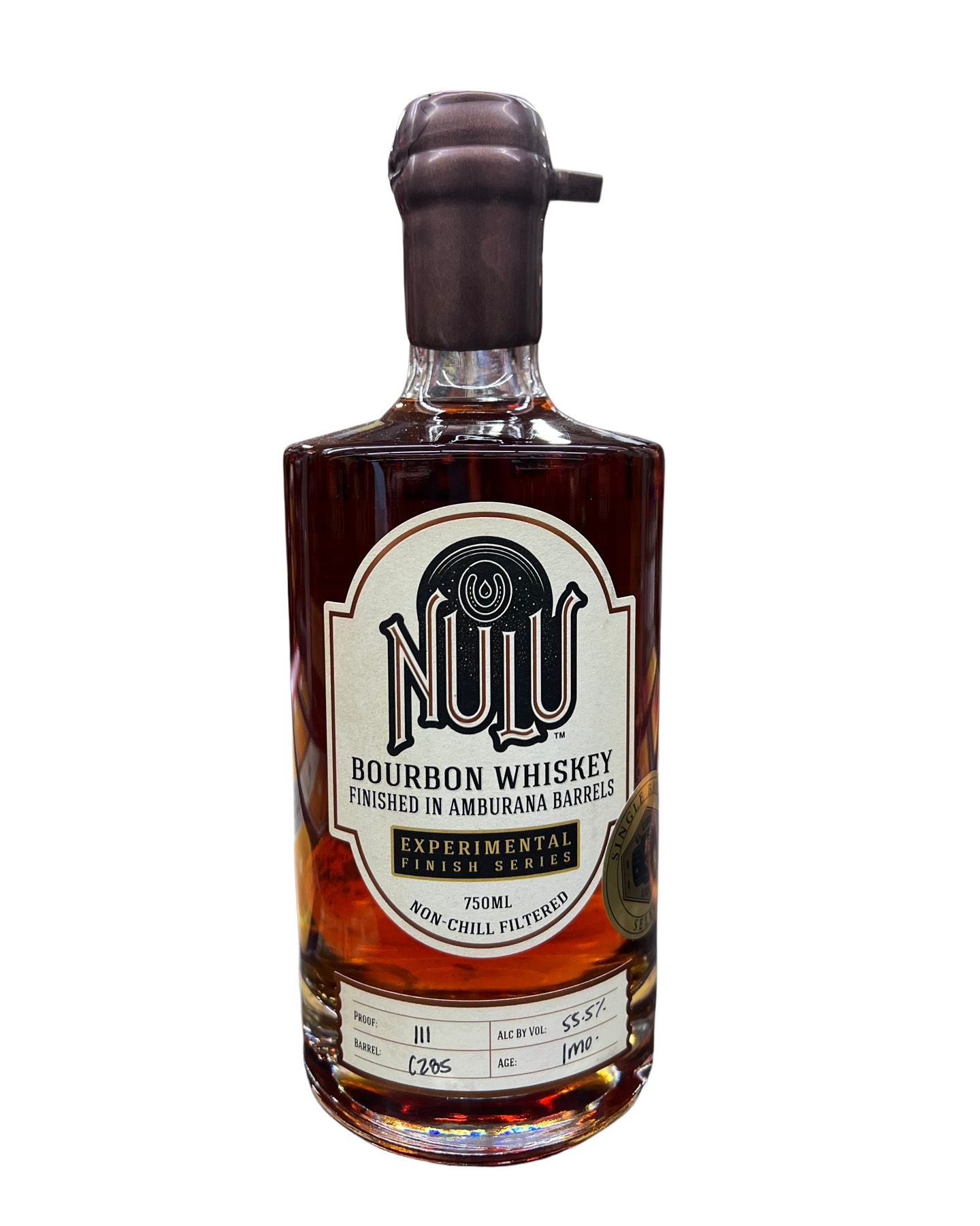 Nulu Experimental Series Amburana Finish El Cerrito Liquor Store Pick Bourbon Whiskey 750ml