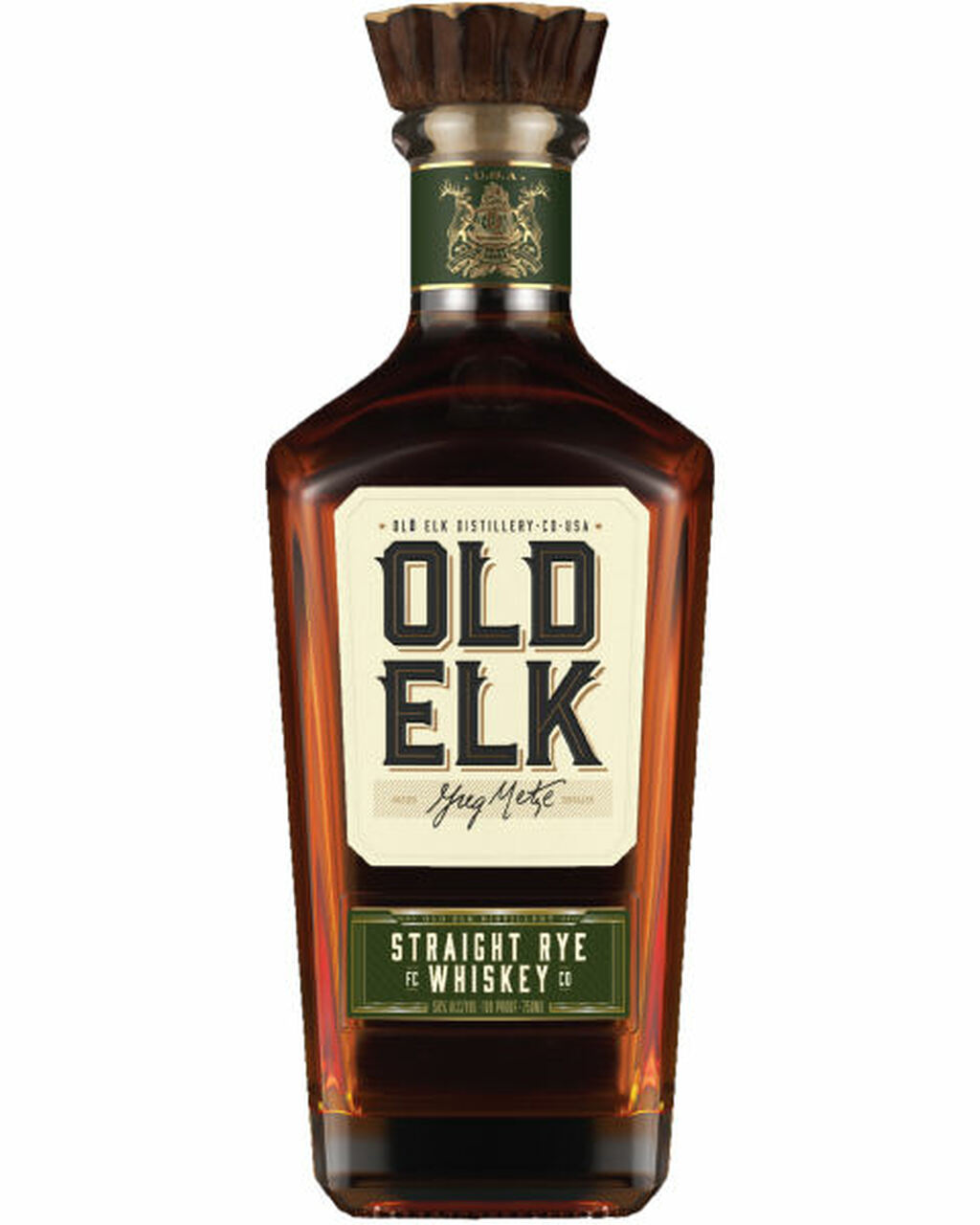 Old Elk Straight Rye Whiskey 750ml