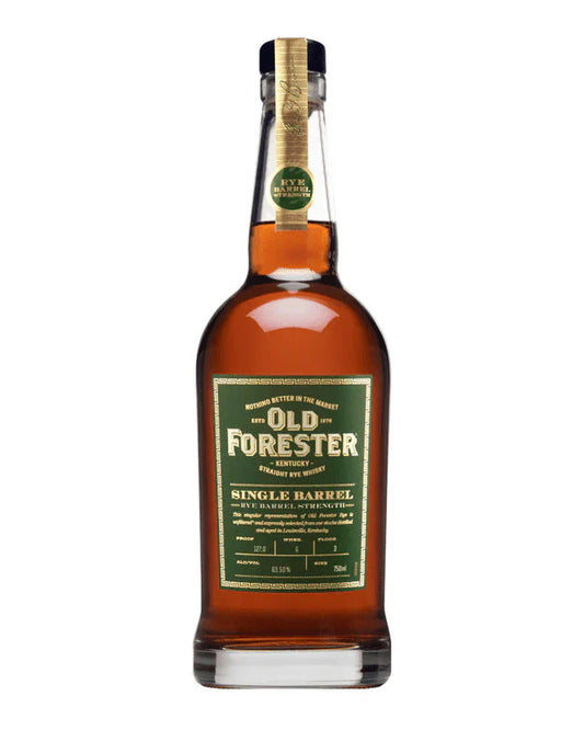 Old Forester Single Barrel Rye Barrel Strength Kentucky Straight Rye Whiskey