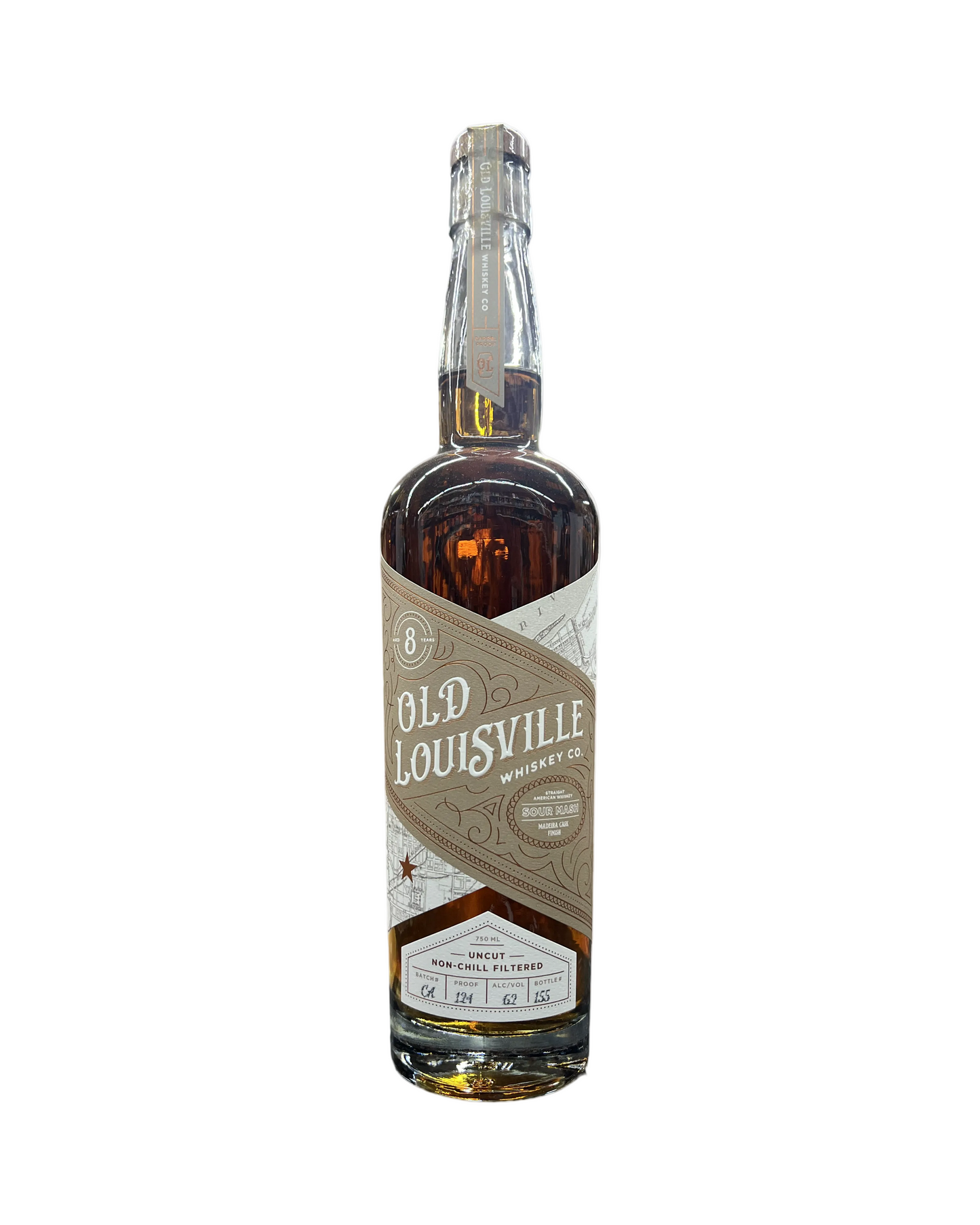 Old Louisville 8 Year Old Maple Cask Finish Sour Mash Whiskey
