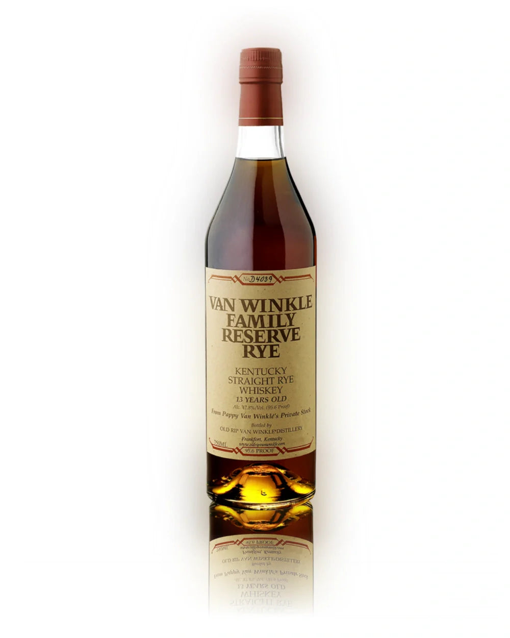 Old Rip Van Winkle Pappy Van Winkle's Family Reserve 13 Year Old Kentucky Straight Rye Whiskey