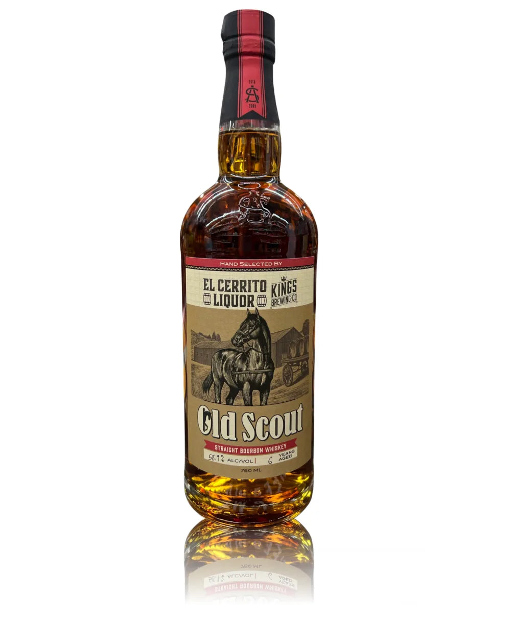 Old Scout Limit 2 El Cerrito Liquor Store Pick Straight Bourbon Whiskey 750ml