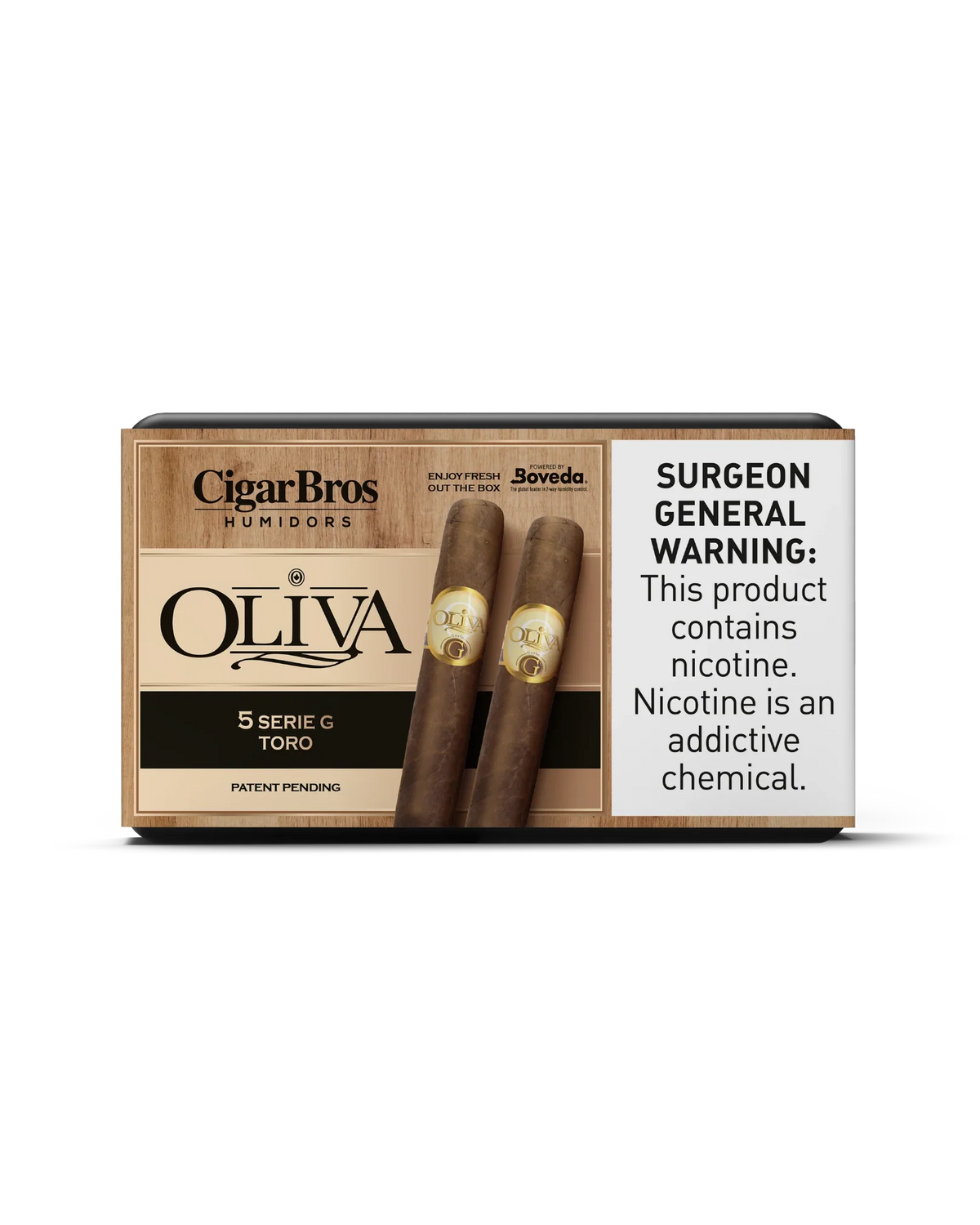 Oliva Serie G Toro Cigar With Personal Humidor by CigarBros (Box of 5)