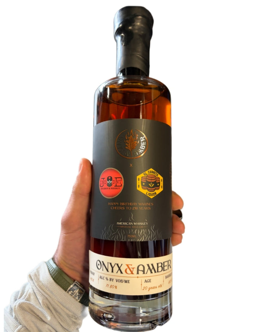 Onyx and Amber New American 20 Years Old Whiskey 750ml