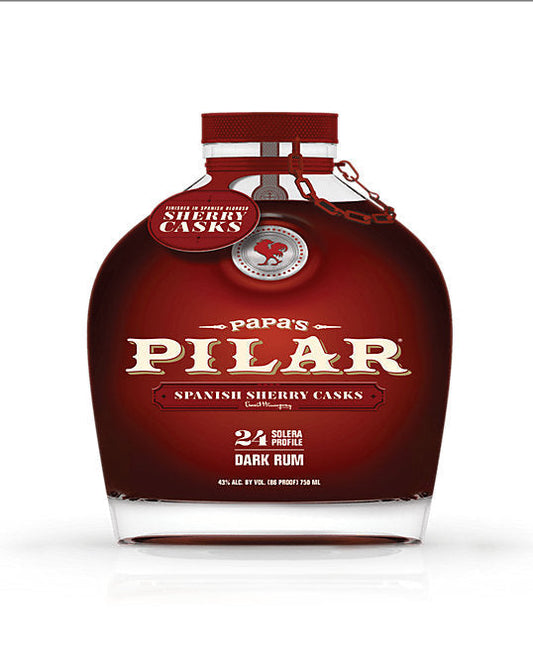 Papa's Pilar 24 Year Old Spanish Sherry Casks Solera Dark Rum 750ml