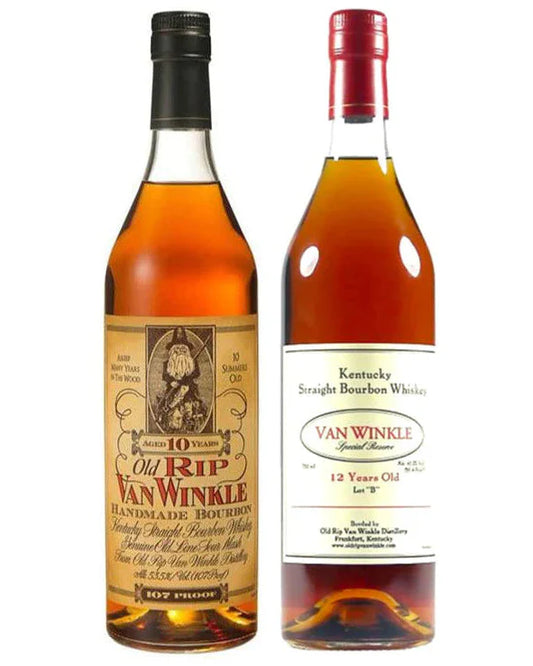 Pappy Van Winkle's 10 Year & 12 Year Lot B 750ml Bundle 2-Pack