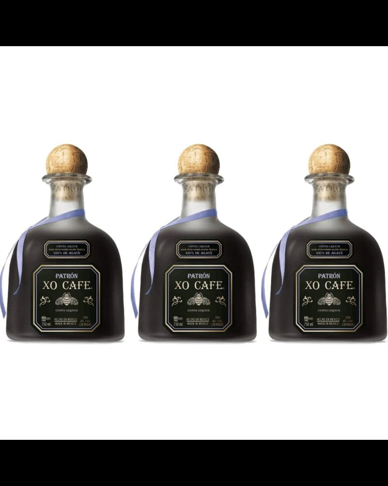 Patron XO Cafe Coffee Tequila Liqueur Bundle 750ml 3-Pack