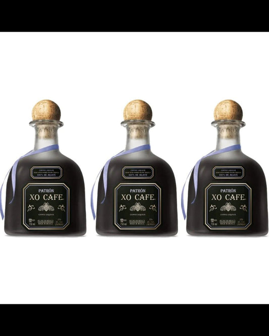 Patron XO Cafe Coffee Tequila Liqueur Bundle 750ml 3-Pack