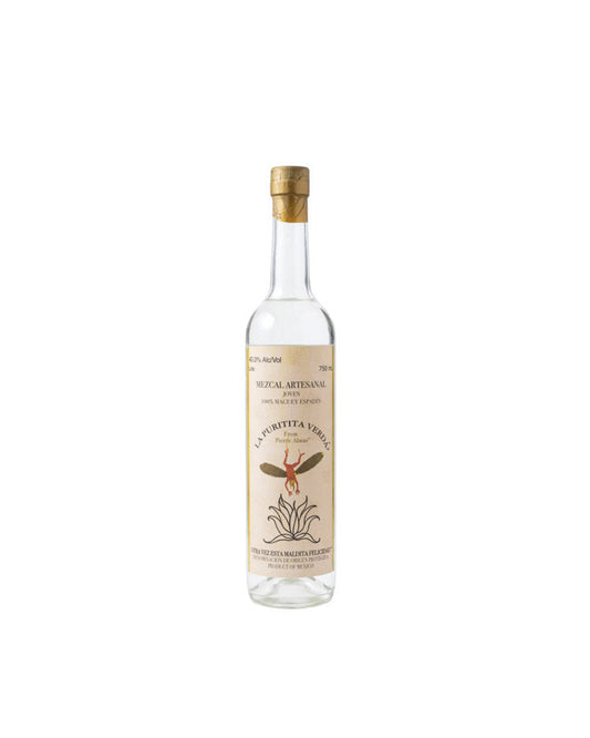 Pierde Almas Espadin La Puritita Verda Joven Mezcal 750ml
