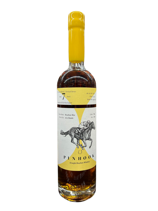Pinhook Single Barrel Aged 7 Year Old Straight Bourbon Whiskey El Cerrito Liquor Store Pick 750ml