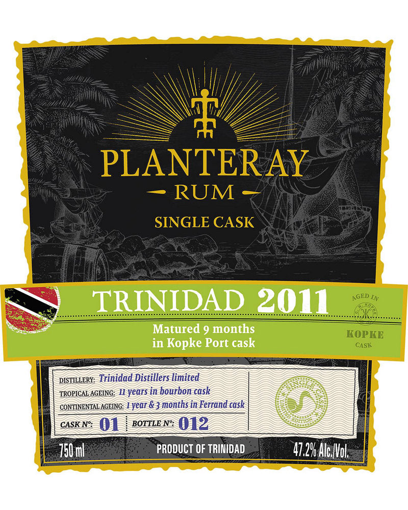 Plantation - Planteray Panama 12 Year Old Single Cask Rum 750ml